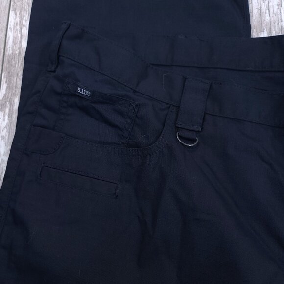 5.11 Tactical Pants Mens 44x32 Navy Taclite Ripstop Jean Cut Mid Rise Straight - Picture 5 of 9